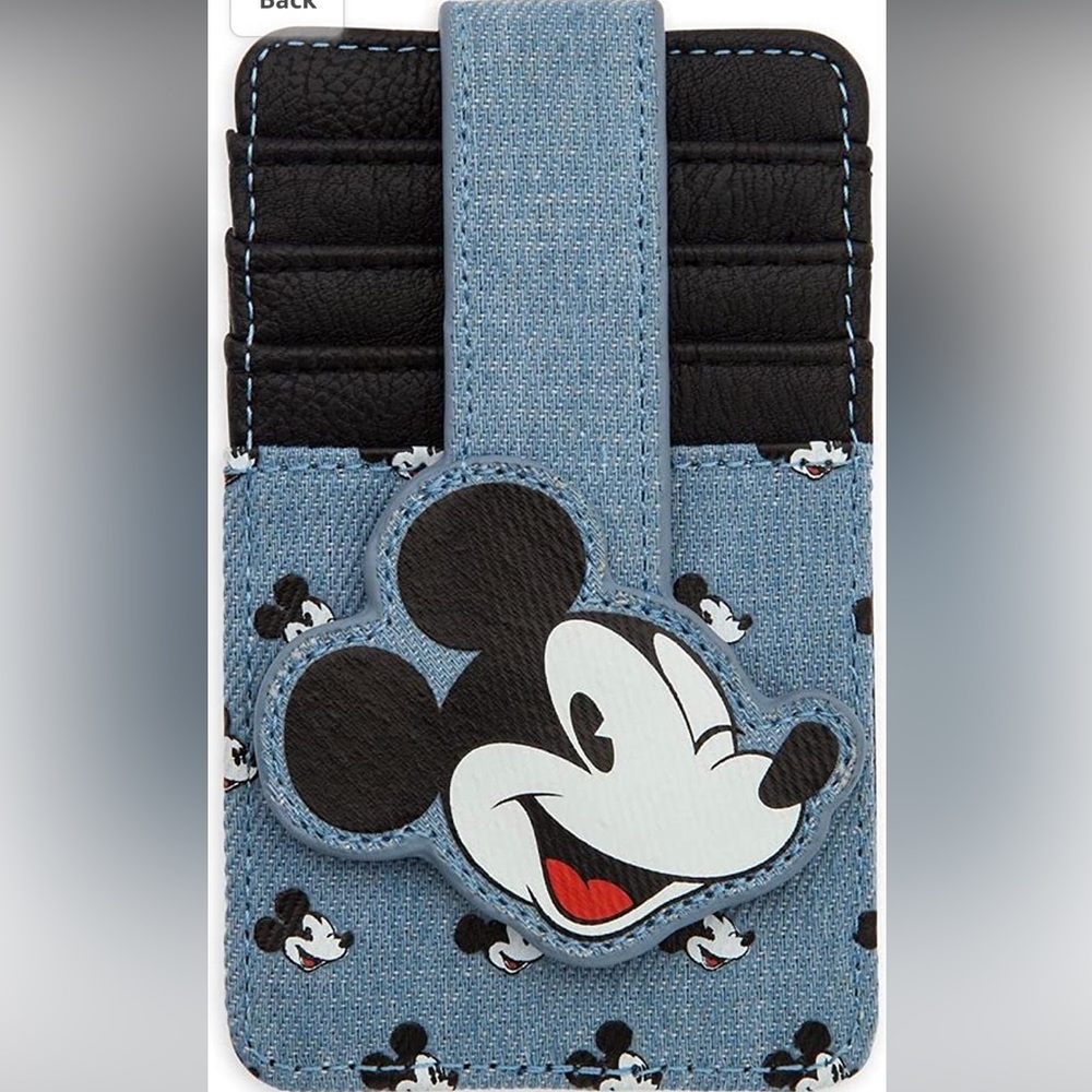 Disney Mickey Mouse Denim Wallet